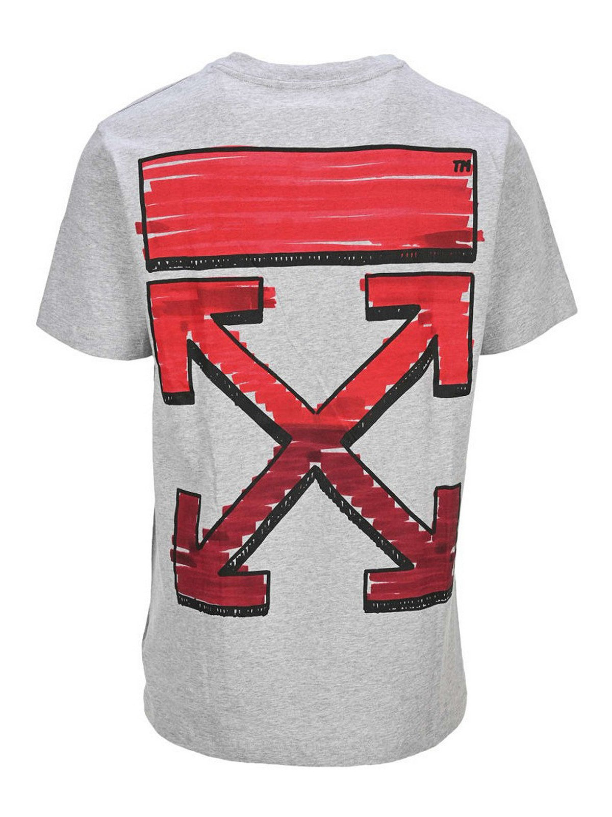 E Off white t-shirt