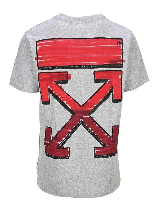 E Off white t-shirt