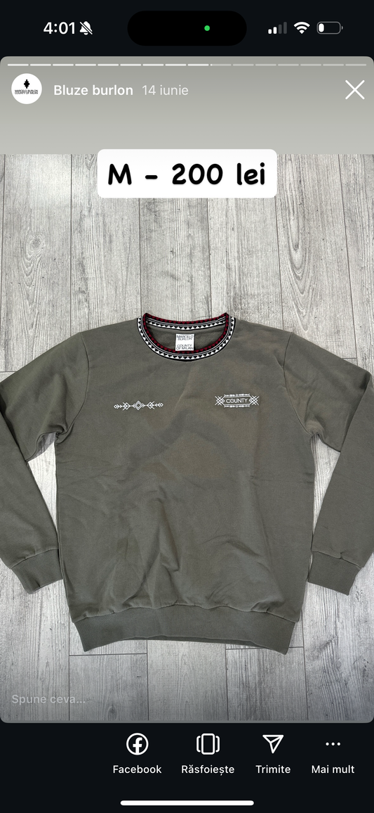 X Bluza burlon